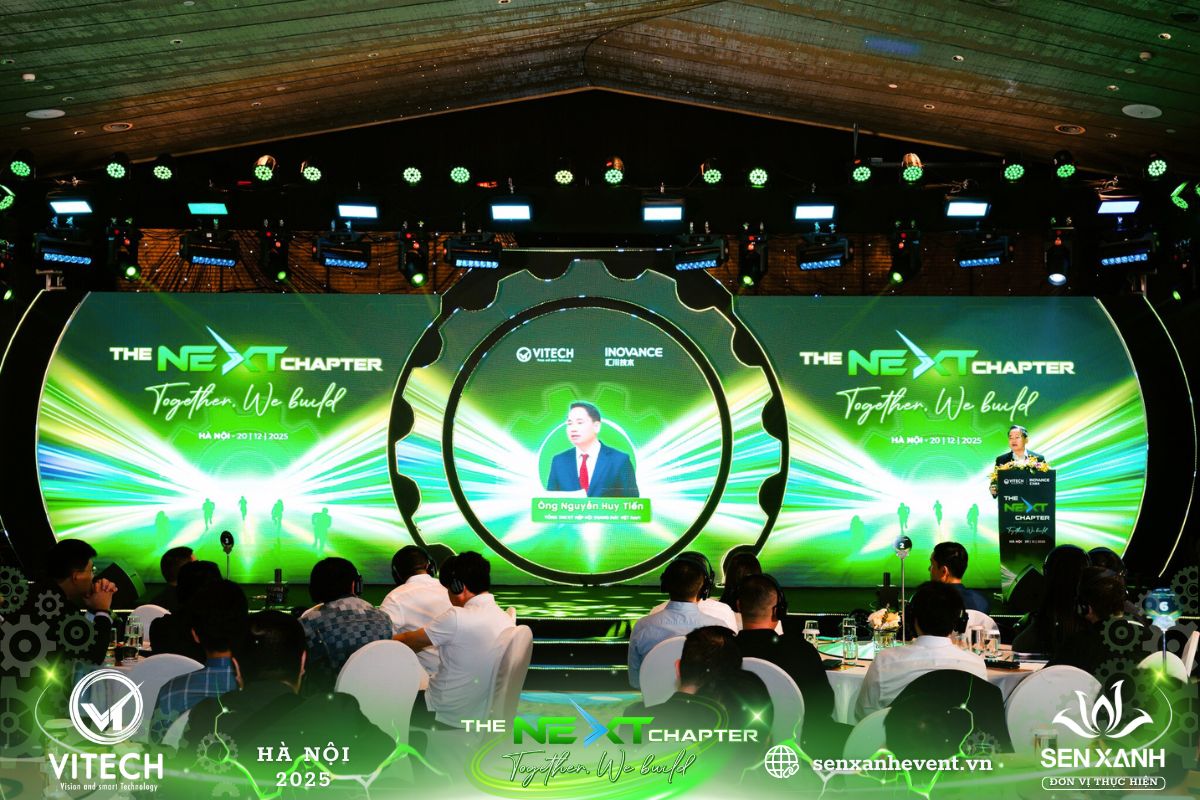 Sân khấu với hiệu ứng âm thanh ánh sáng sống động