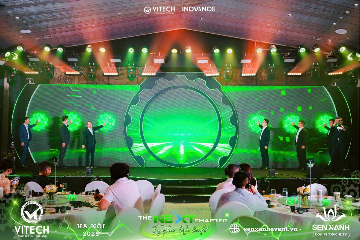 Màn Led tiết mục kick-off chương trình