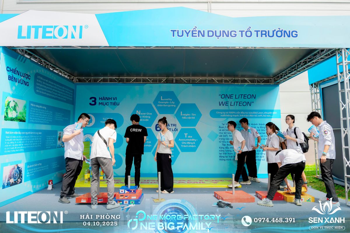 Booth tuyển dụng tổ trưởng Booth tuyển dụng tổ trưởng