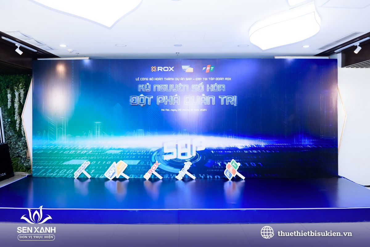 Backdrop hội nghị đảm bảo tính thẩm mỹ Backdrop hội nghị đảm bảo tính thẩm mỹ