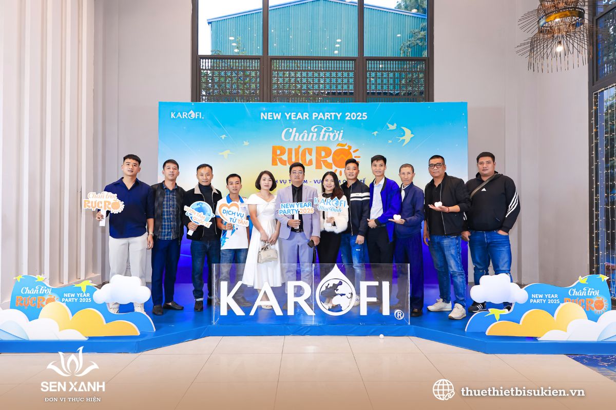 Backdrop sự kiện Year And Party Backdrop sự kiện Year And Party