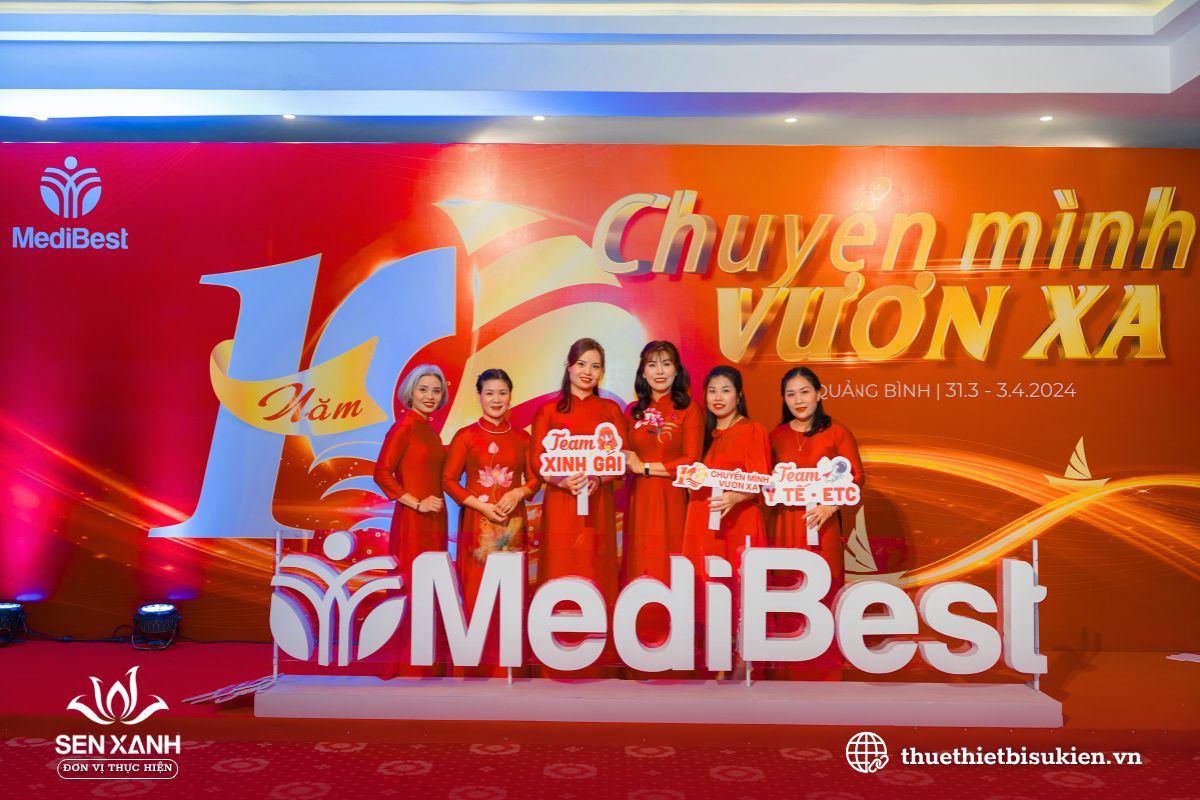 Backdrop tại khu vực check-in sự kiện