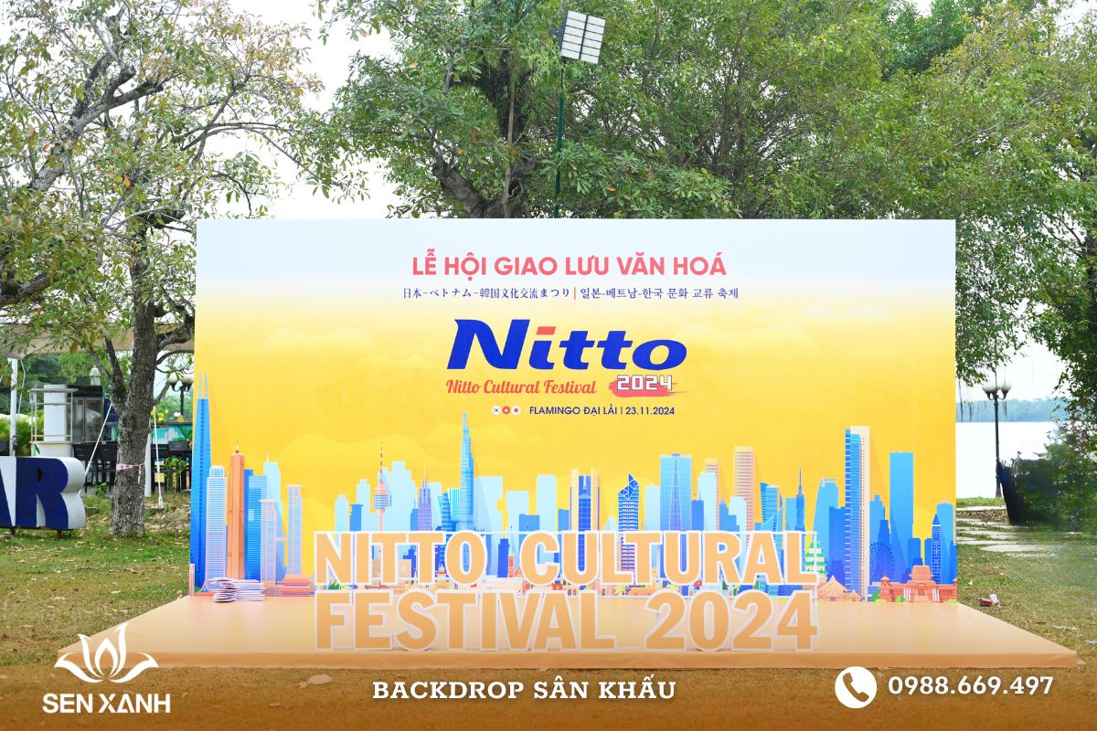 Backdrop với chất liệu PP bồi Formex