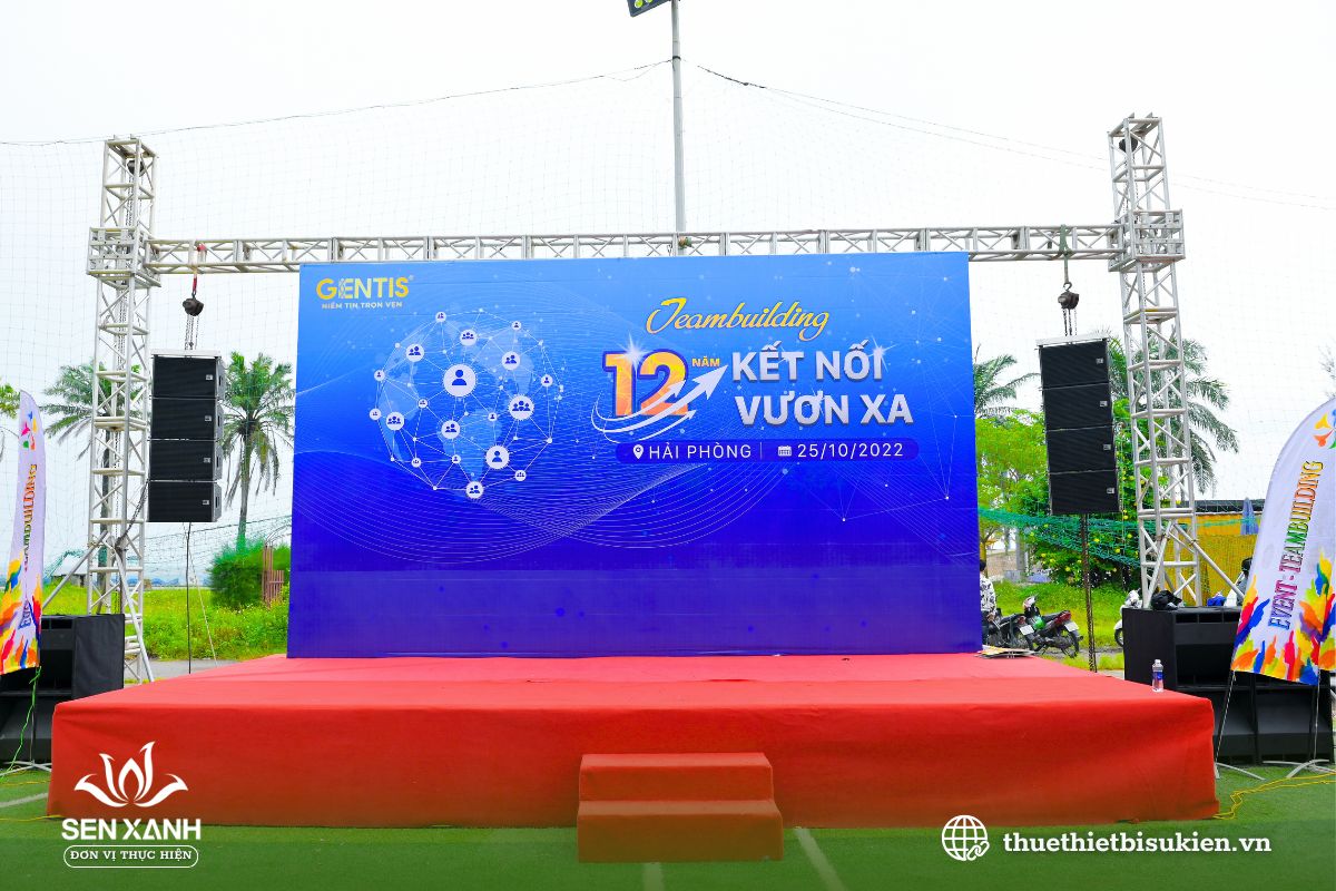 Fomex làm backdrop lễ kỷ niệm thành lập công ty