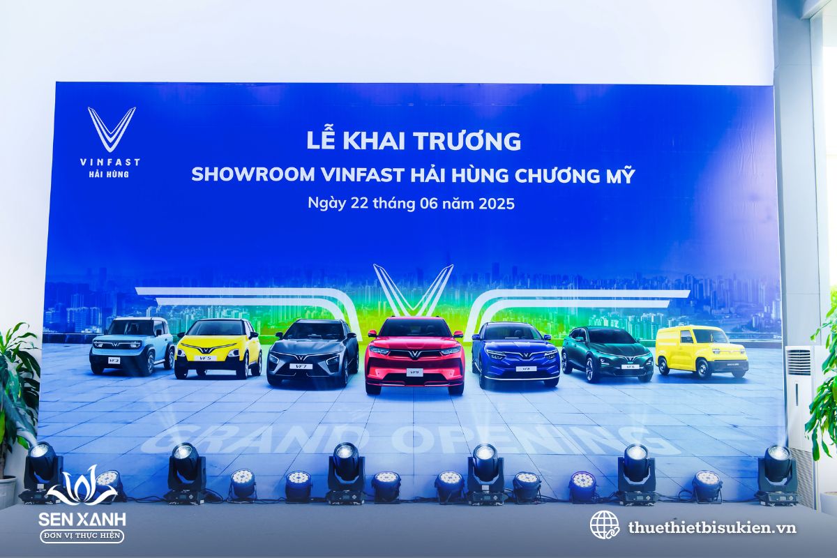 Vai trò của backdrop trong buổi khai trương