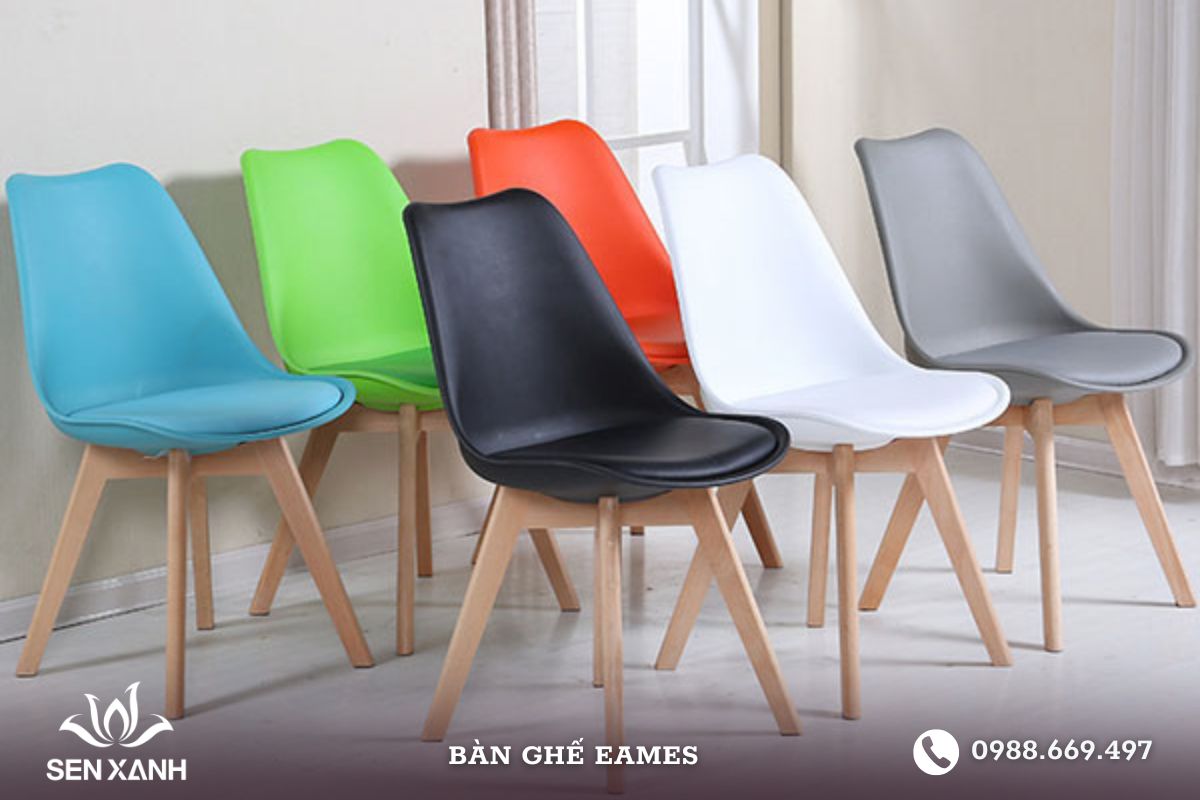  Eames có thiết kế hiện đại, đẹp mắt với nhiều màu sắc đa dạng