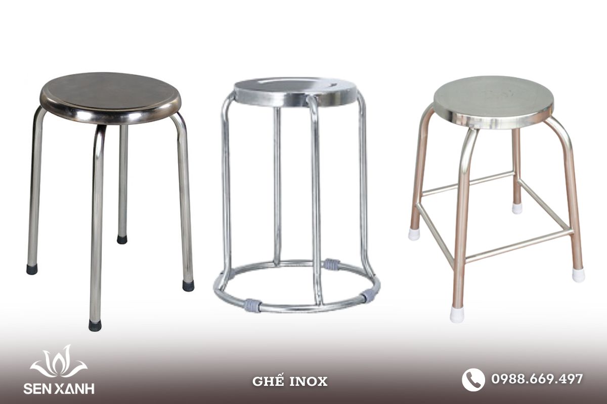 Ghế Inox có thiết kế tối giản dễ dàng vệ sinh, bảo dưỡng và khó hỏng hóc Ghế Inox có thiết kế tối giản dễ dàng vệ sinh, bảo dưỡng và khó hỏng hóc