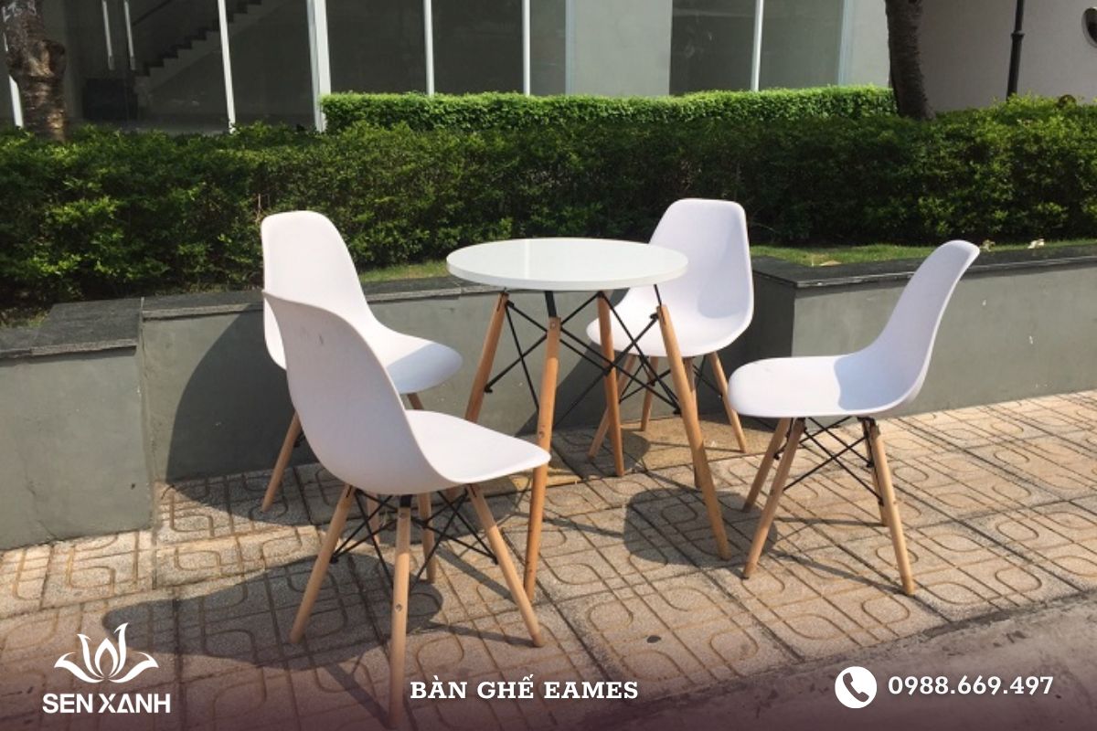 Giá cho thuê bàn ghế Eames tùy thuộc vào mẫu mã, chất liệu