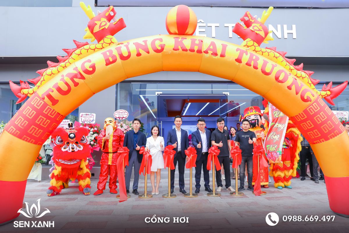 Cổng chào hơi cho sự kiện khai trương Cổng chào hơi cho sự kiện khai trương