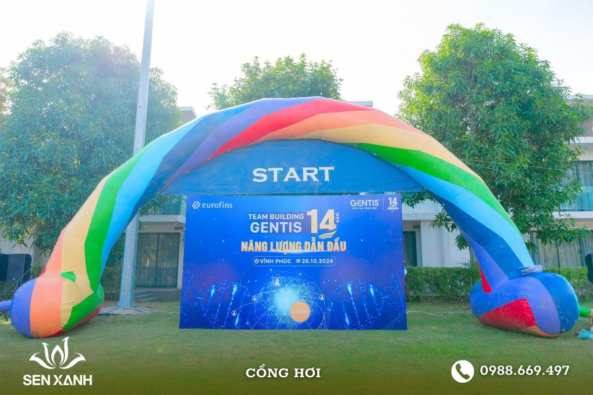 Lắp đặt cổng chào hơi chắc chắn Lắp đặt cổng chào hơi chắc chắn