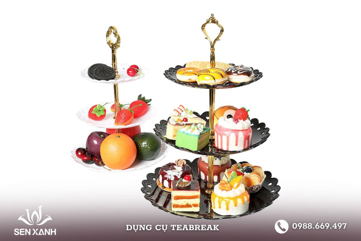Kệ đựng trái cây, kẹo 3 tầng Kệ đựng trái cây, kẹo 3 tầng