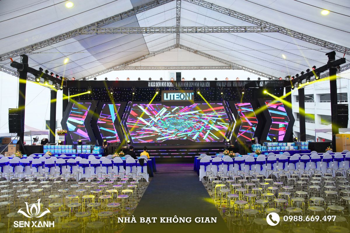 Mái che sân khấu thẩm mỹ Mái che sân khấu thẩm mỹ