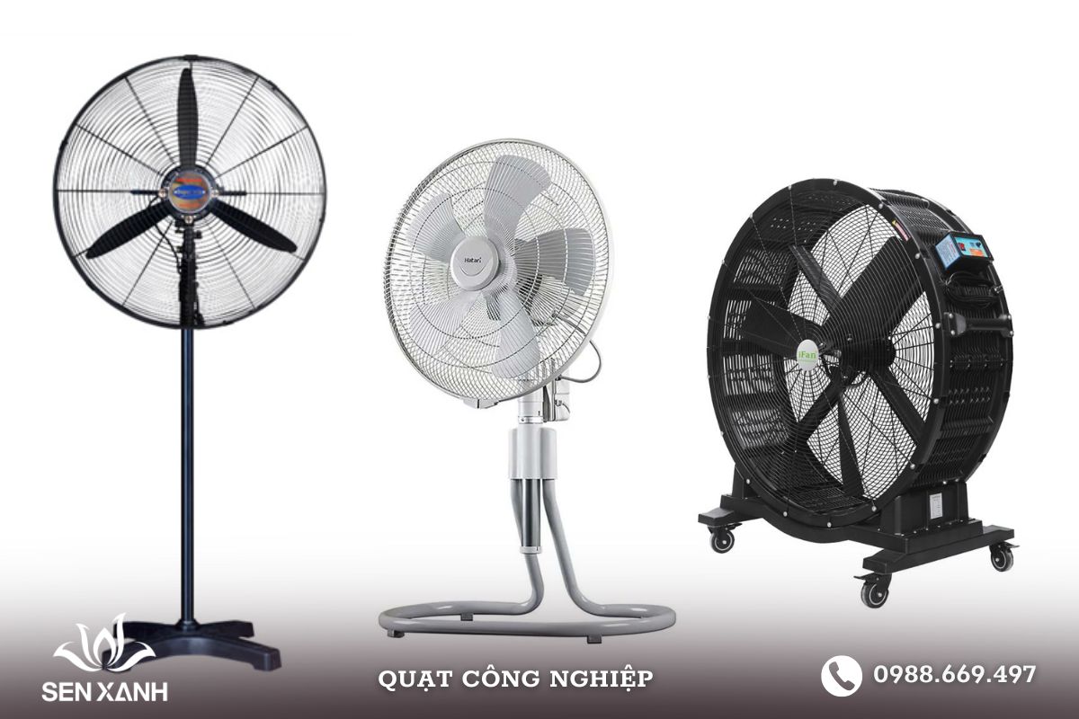 Quạt công nghiệp có đa dạng chủng loại Quạt công nghiệp có đa dạng chủng loại