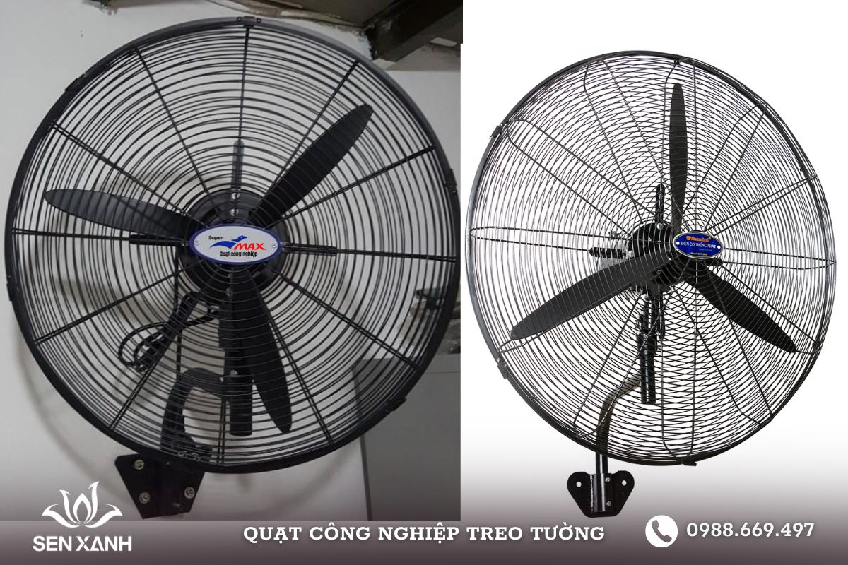 Quạt công nghiệp dạng treo tường Quạt công nghiệp dạng treo tường