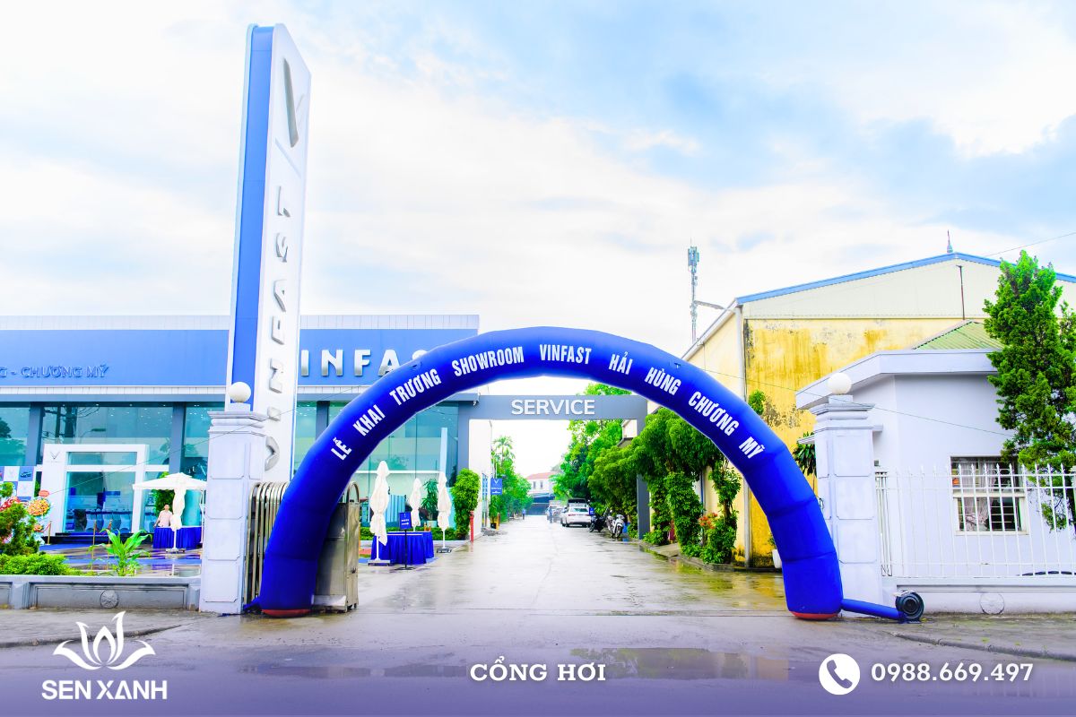 Thiết bị Sen Xanh cung cấp cổng hơi 