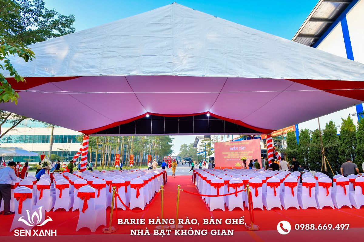 Thiết bị Sen Xanh cung cấp cho sự kiện khai mạc phòng cháy chữa cháy