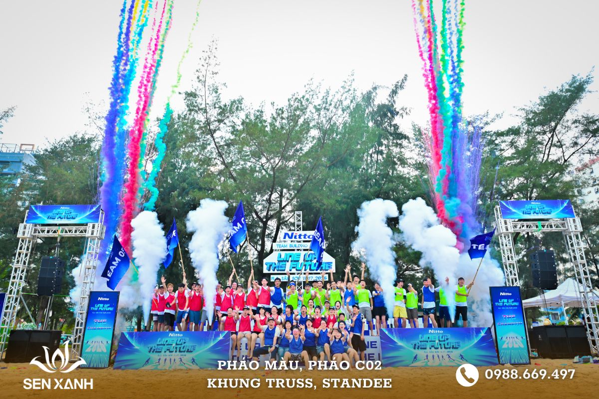 Thiết bị Sen Xanh cung cấp cho hoạt động Teambuilding